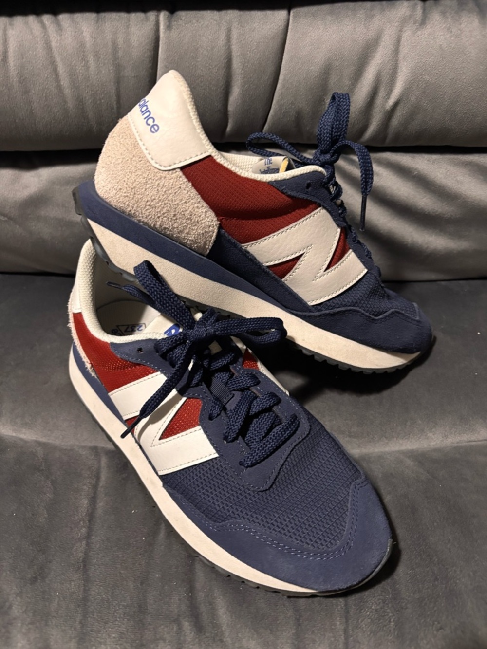 New Balance 237 sneaker tennis shoe "Navy Brick Red" Men’s 7 Women’s 8.5